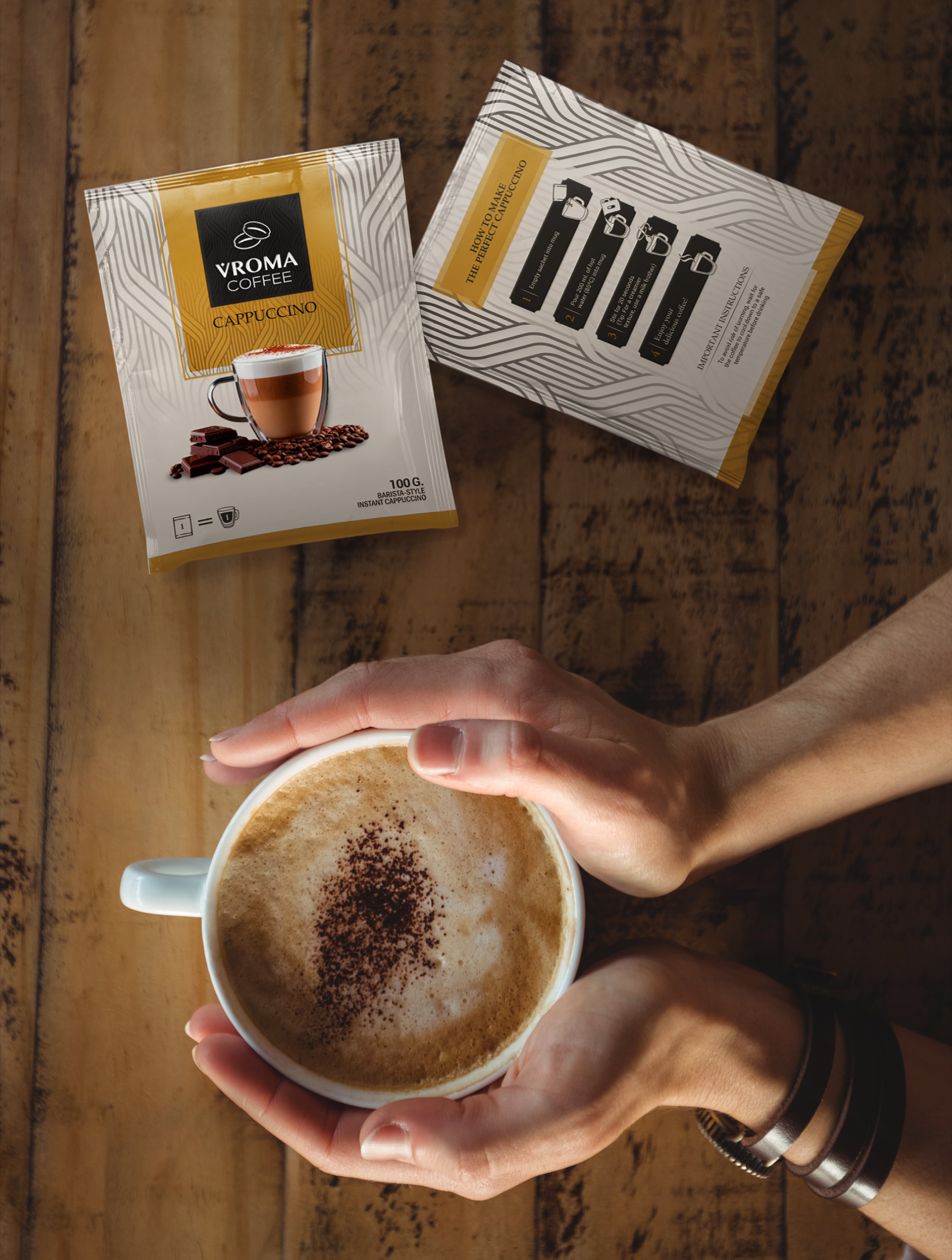 Vroma Coffee logo
